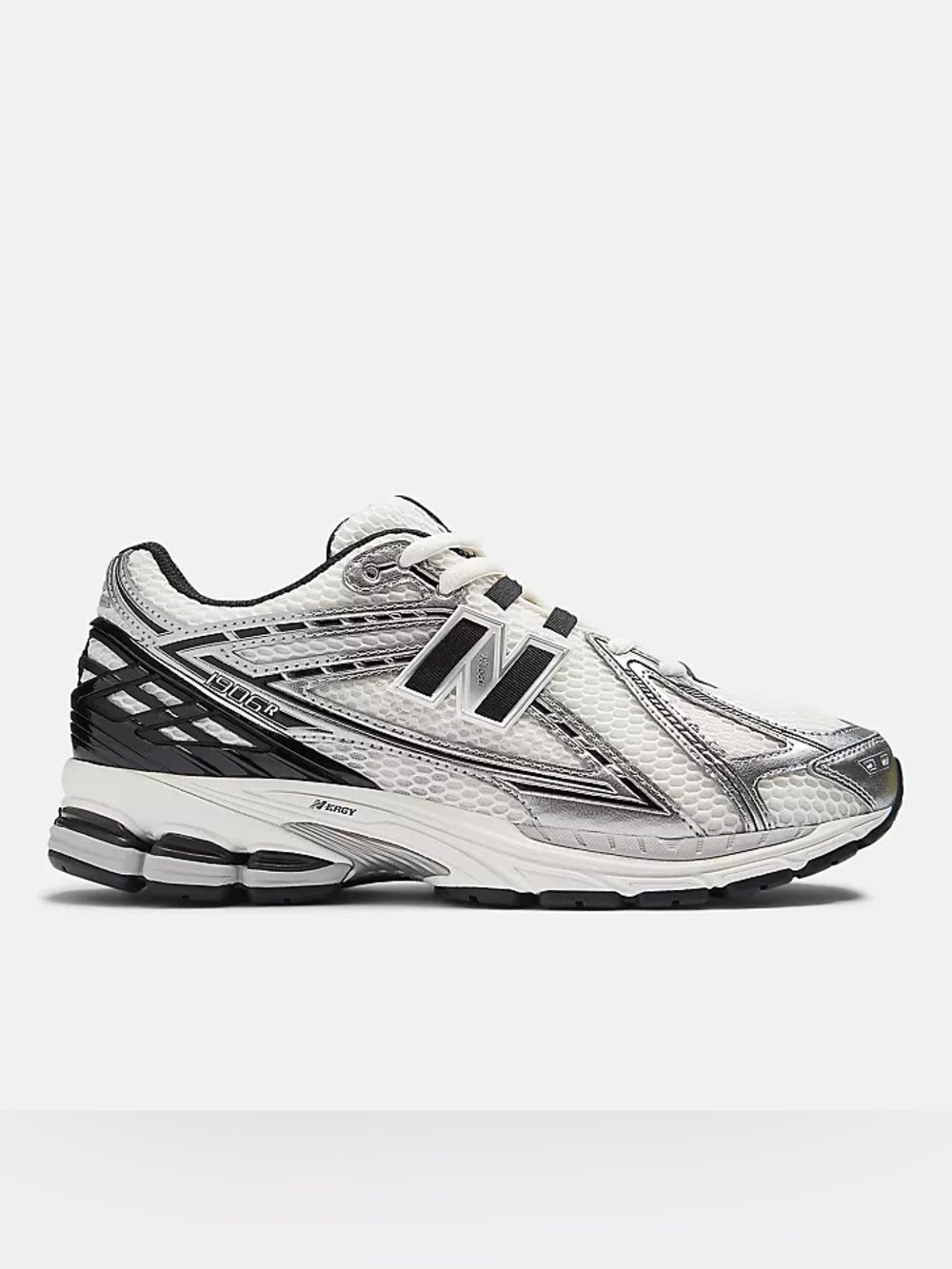 New Balance 1906r White, Silver and Black Performance Running Sneaker